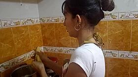 doesn't your peruvian slut charm make you want her cooking dancing and fucking all at once?