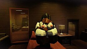 Rough Morning Breeding Fills Big Ass with Monster Cock Cum