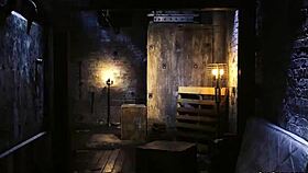 Ebony Slut Endures Brutal Anal Gangbang Domination