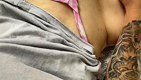 whoa, babe sneaks a hot masturbation sesh, pussy pulses after cumming hard 😈💦🔥