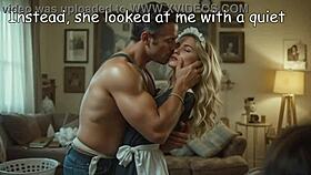 whoa that hot 50yo boss falls hard for sexy young blonde maid 👀💋