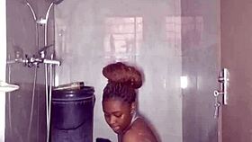 wanna see this thick african teen nurse bucket bathing her plump perky tits backstage?