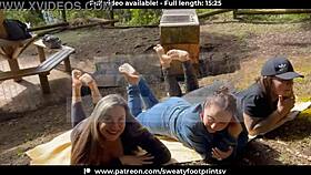 Hey check out these sweaty feet as we peel off shoes and socks on the Medellin cableway