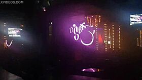 hot latina teen shakes booty on desk table dance vibes