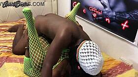 black couple pounds rough and fast till screaming orgasms hit