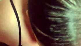 her head game shines in sloppy deepthroat on massive black cock