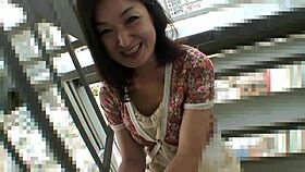 Chiyo Yamabe flaunts her creampie-soaked hairy pussy up close