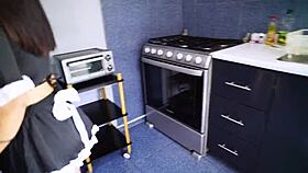 deep cleaning his cock with my mouth full scene spits everywhere!