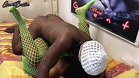 black couple pounds rough and fast till screaming orgasms hit