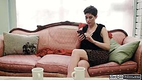 omg she slides fingers deep in her bff's wet pussy while kissing