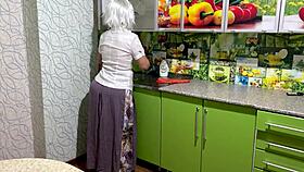 Old big ass granny built perfectly for intense anal pounding