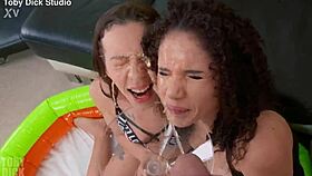 bruna santos' prolapse piss anal threesome thrill