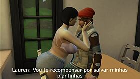 sims 4 milf bends for young stud's big ass thrust