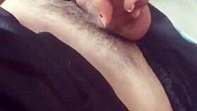 Curvy latina strokes off her best friend's cock while watching movies