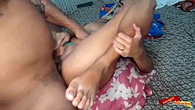 damn, this sexy latina teen slut takes rough anal pounding like a pro