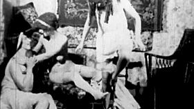 Dark lantern vintage threesome erotic bisexual confessions group hairy action