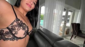 Jmac folds sexy latina anais amore in half for rough pussy pounding