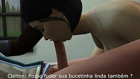 sims 4 milf bends for young stud's big ass thrust