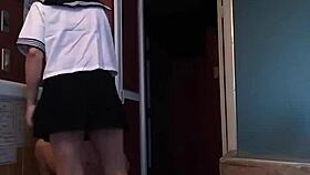 she kicks his balls hard 💥