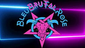 bleubrutalrose gives sloppy deepthroat then milf pussy licked huge cock