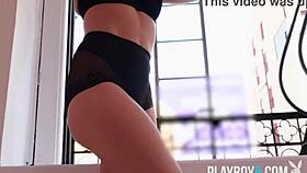 stephanie manescu's stunning milf curves shine in exclusive solo showcase