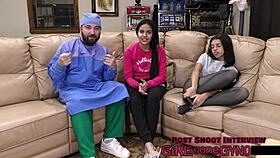 a stimulating exam has alix avery spreading for toys and orgasm