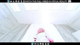 why does anna saotome's wet pussy ride so gently in vr?