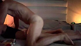 Athletic babe double penetrated cums twice eats cum! 🍑💦