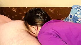 slutty babe pornellia rims and licks my ass deep while gagging on cock