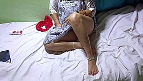 hot curvy indian babe fucks her lover doggystyle passionately