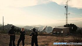 dyke marshal fingers squirting prisoner wild!