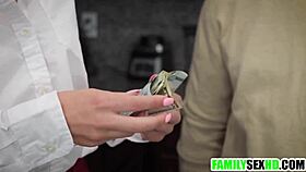 Blonde Milf Joins Teen Couple for Threesome Fuck