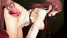 dude, horny shiori moans wildly bent over doggystyle creampie hentai