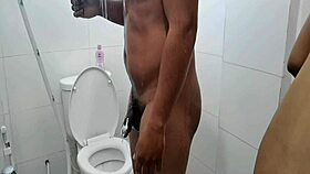 boyfriend and girlfriend get steamy together in the shower