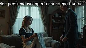 whoa that hot 50yo boss falls hard for sexy young blonde maid 👀💋