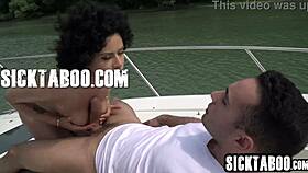 How does Stacy Bloom surrender her tight ass to a rich friend's monster cock domination?