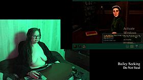 naked bbw brunette with big natural tits plays castle malloy haunting part 1