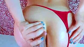 oiled college pawg fucked hard in thong 🔥🍑