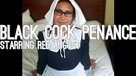 Black Cock Penance! Pilgrim Woman Bred Deep in 1600s Creampie Frenzy!