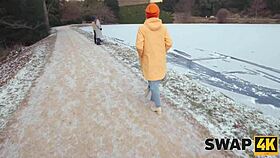 Kinky threesome swap with hot wife boyfriend watches her get hammered!