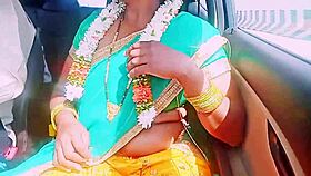 i'm fuckin this desi babe hard in car with dirty telugu talk