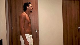 busty italian mature with saggy tits secretly fucks muscular young bodybuilder while husband away