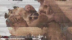 Mells Blanco endures 5-on-1 triple vaginal hardcore gangbang