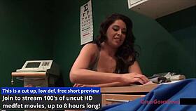 Jasmine Mendez humiliates in latex gloves backstage tit spread