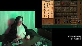 naked bbw brunette with big natural tits plays castle malloy haunting part 1