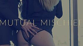 hairy babes in lingerie kiss, lick pussies and scissor to orgasm! 👩‍❤️‍💋‍👩💦