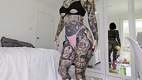 melody radford's sexy pink bikini chain haul hides wild milf curves