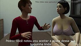 sims 4 milf bends for young stud's big ass thrust