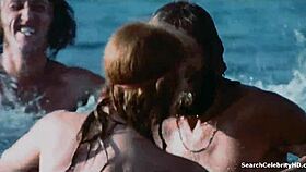 Lily Avidan and Tzila Karney deliver big tits blowjobs in retro Israel hippie scene