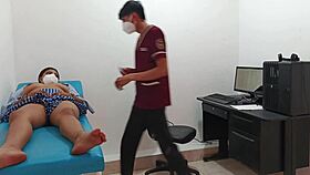 Think this doc's cock can stretch horny teen pussy in hospital?